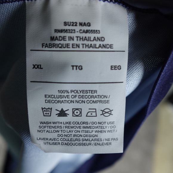 Paris Saint Germain Jersey Mens XXL PSG Blue Stadium Nike NWT Messi 2XL - Picture 7 of 10